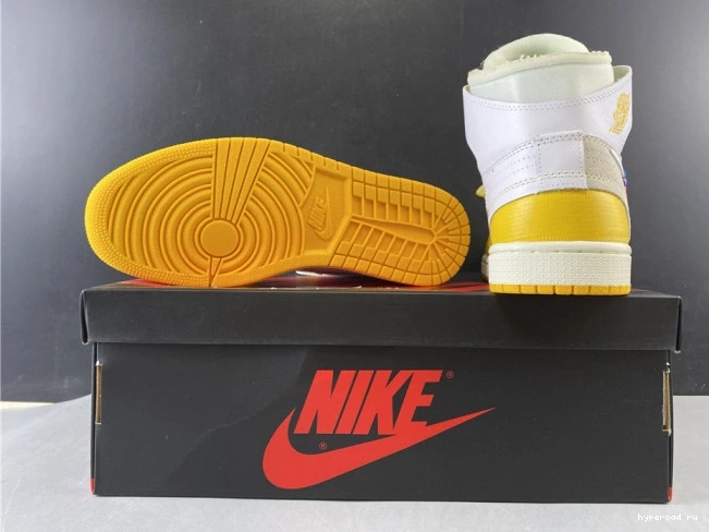 Powder AQ0818-149 x Off-White 1 Jordan Air White NRG Yellow-Cone Dark 1212